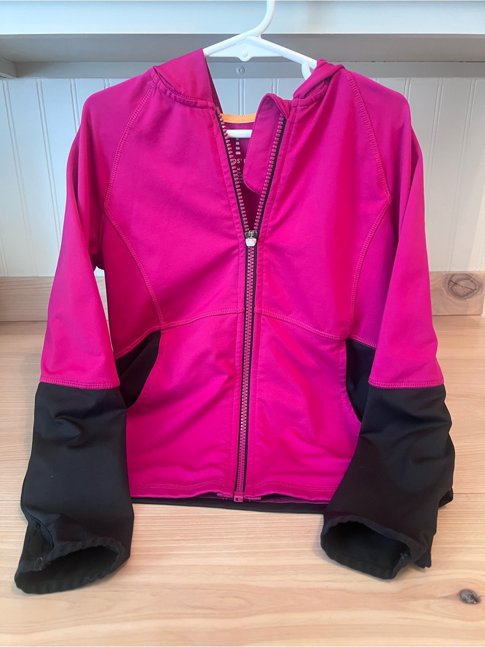 Lands End Magenta Softshell Jacket with Hood